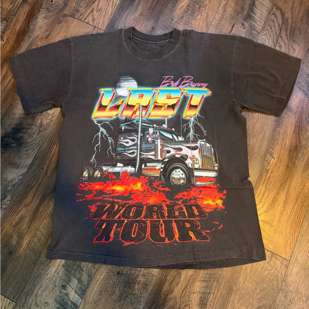 Black Graphic T-Shirt Bad Bunny